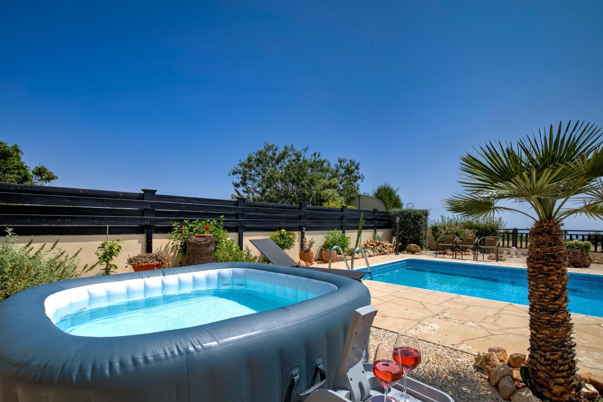 Seaview In Peyia | Private Pool & Jacuzzi By Vichy Holidays