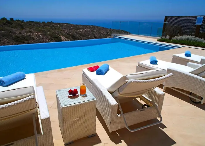 Aphrodite Hills Mythos Collection Villa Poseidon Private Pool Sea View 4 Bedrooms Paphos