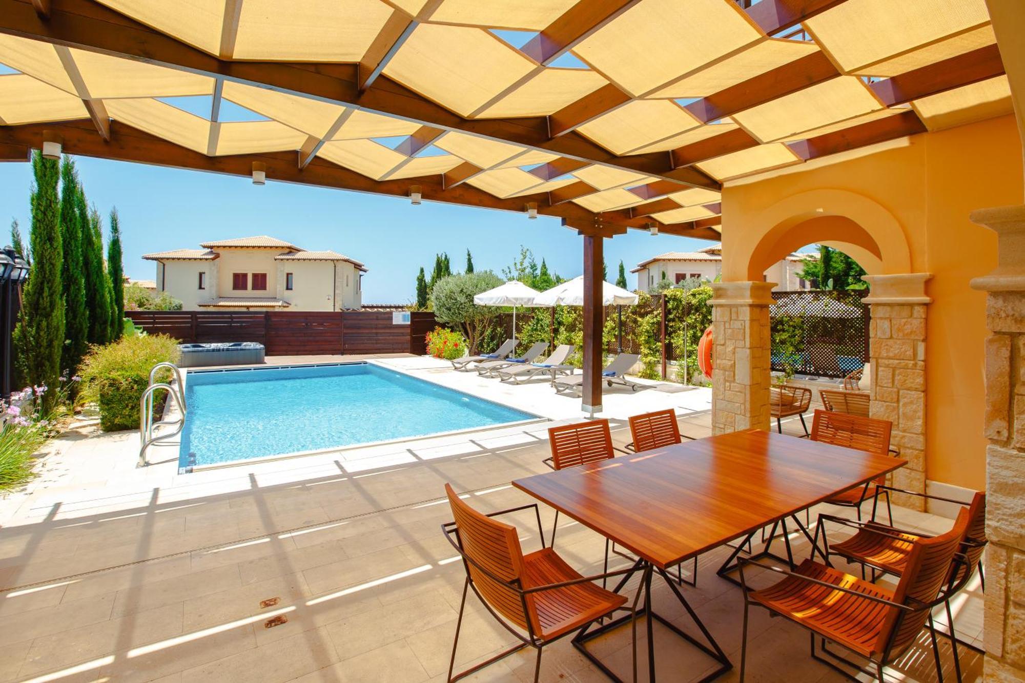 Luxury Aj 06 With Private Heated Pool Villa Paphos