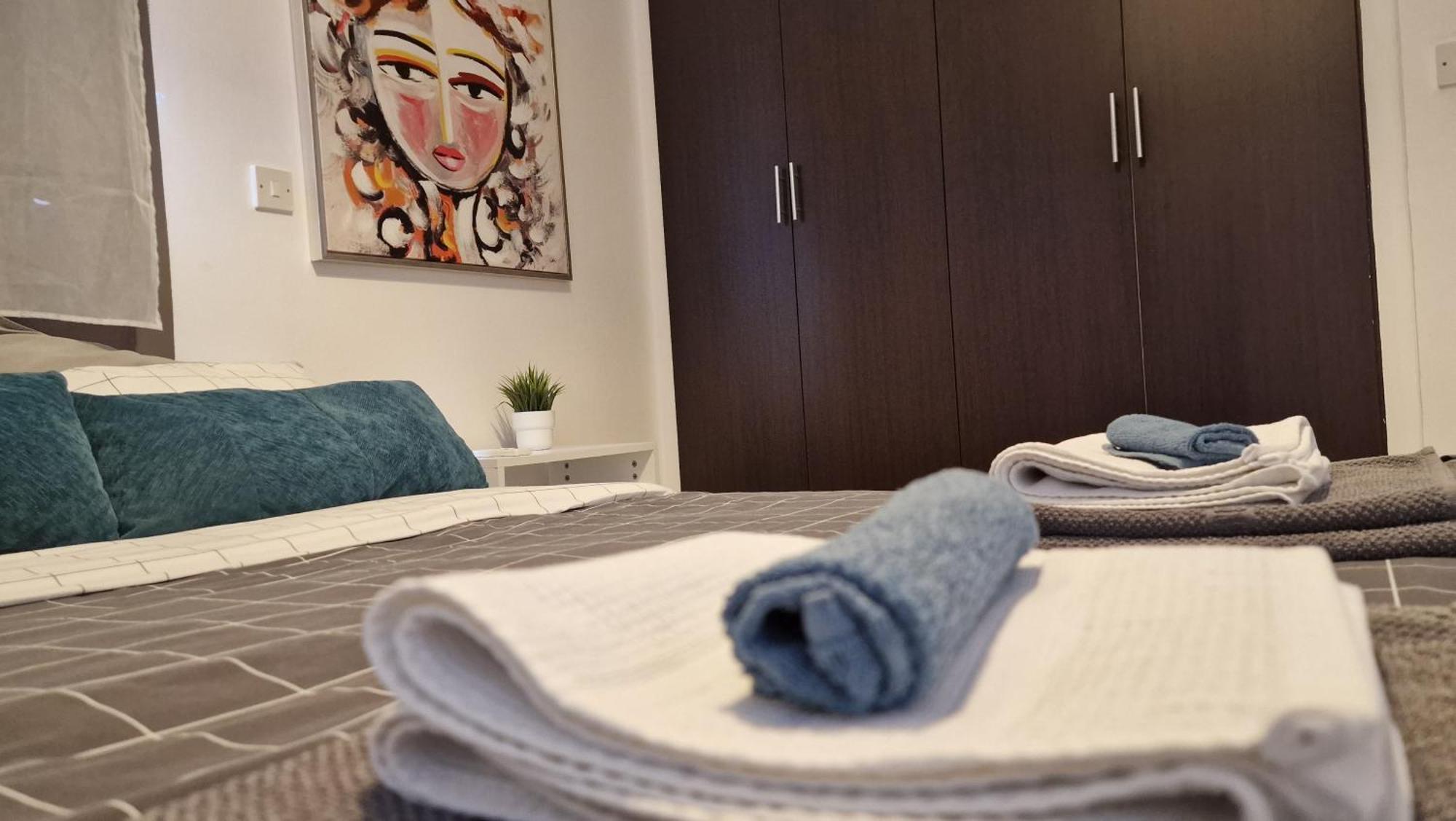 Blue Pearl With Pool In Kato Apartment Paphos