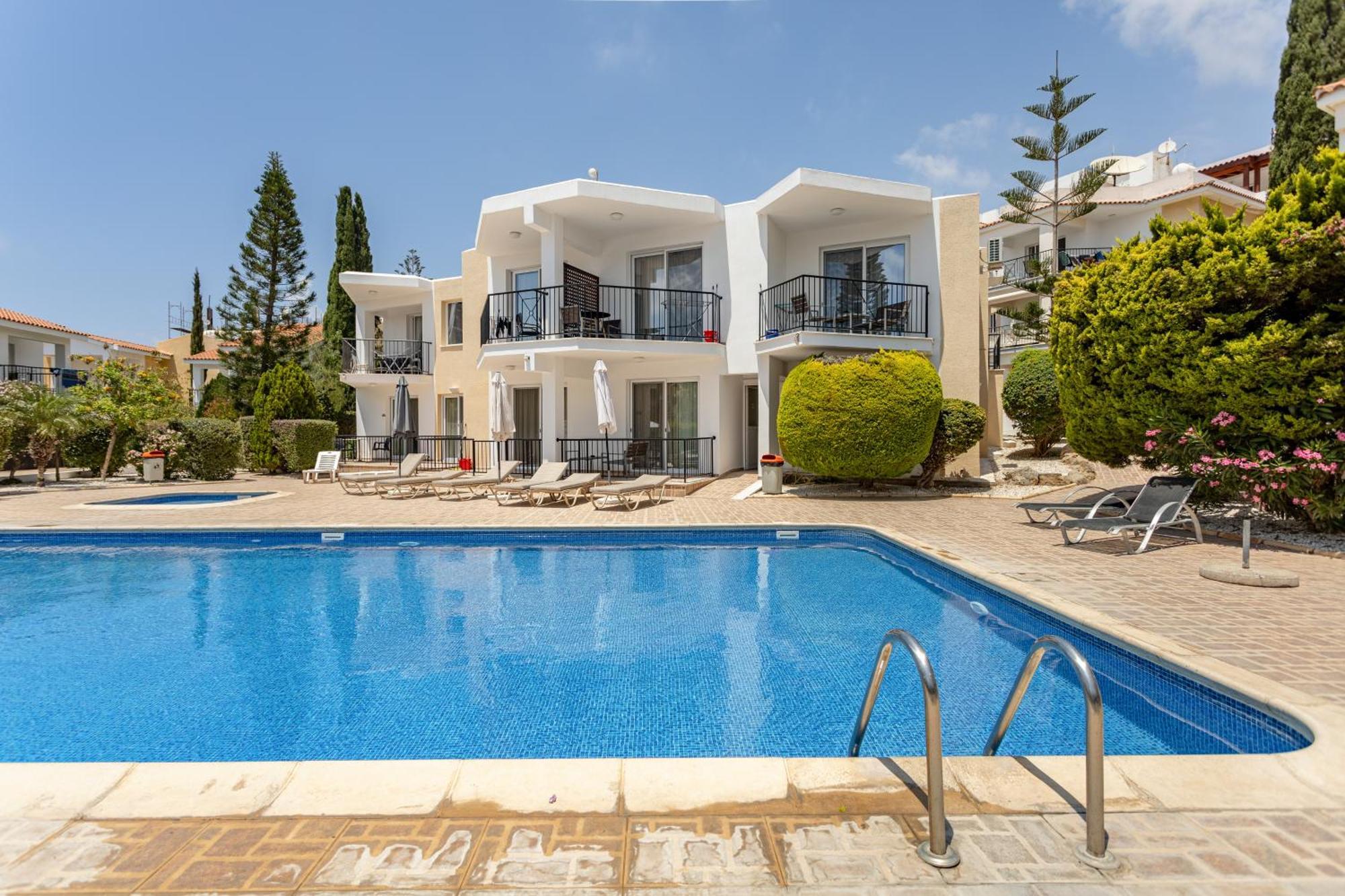 Danaos Seaside 101 With Pool In Tourist Area Paphos