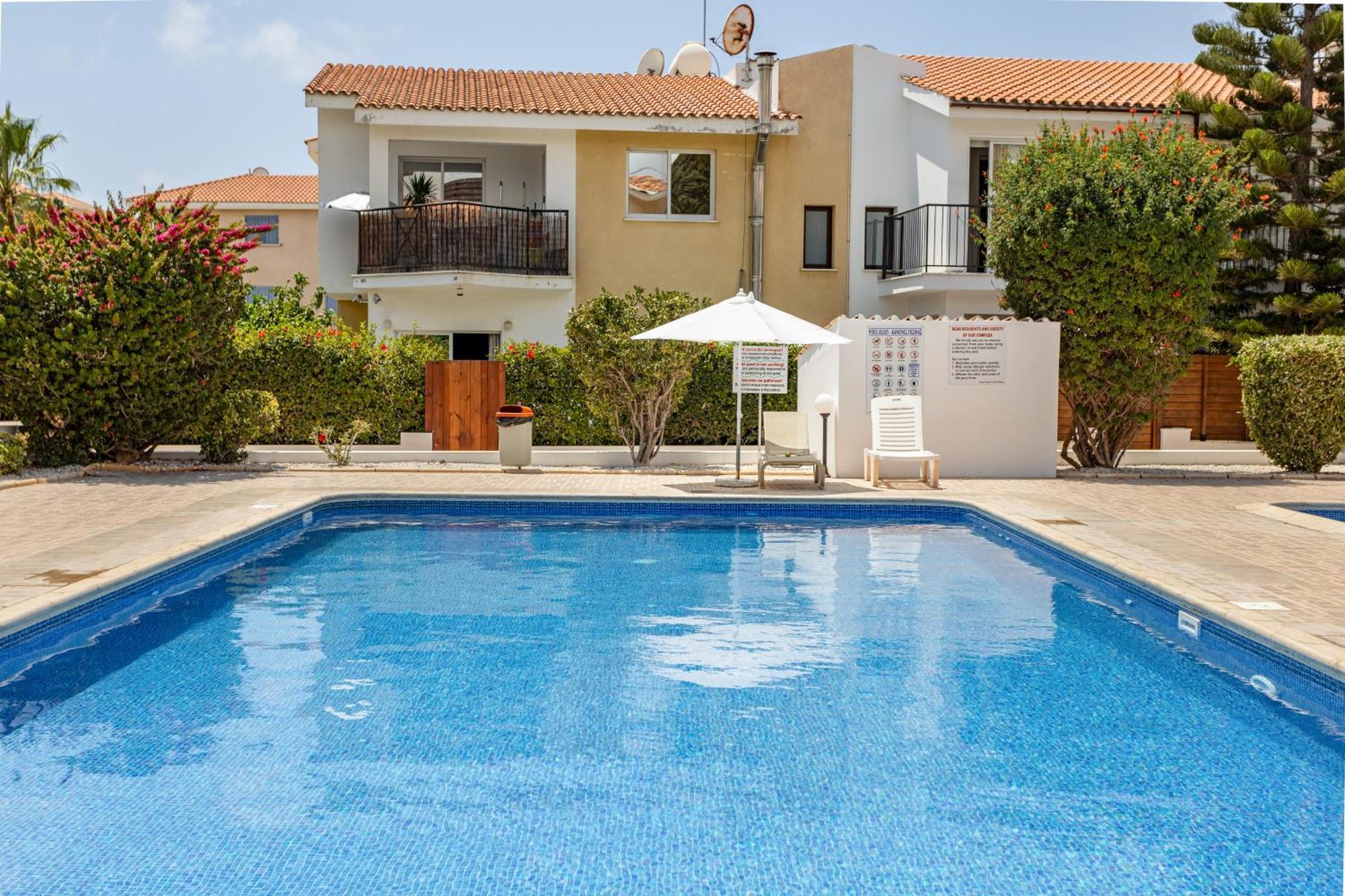 Danaos Seaside 101 With Pool In Tourist Area