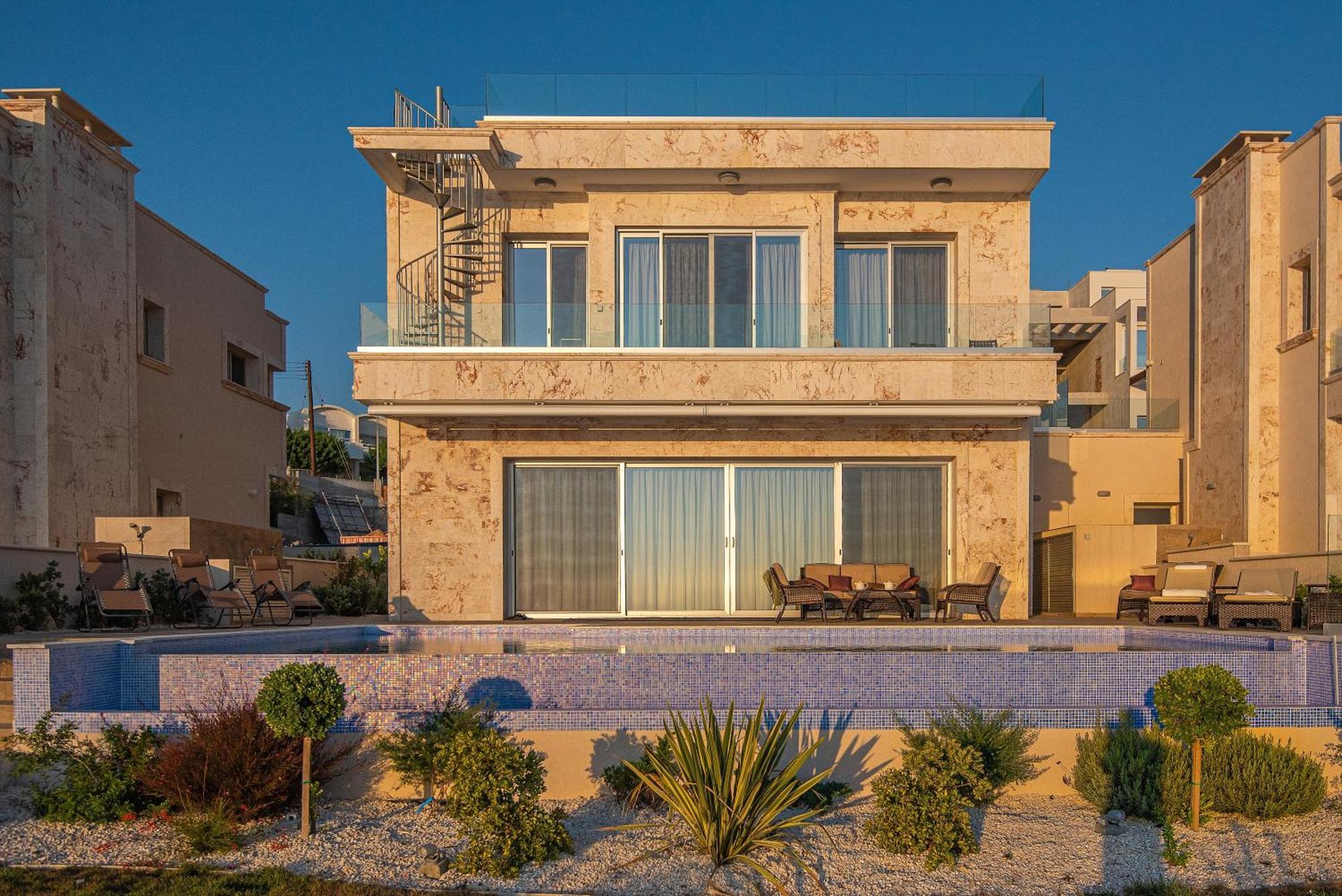Villa Olymp Luxury D - Luxury Escape With Direct Access And Unique Sunsets Paphos