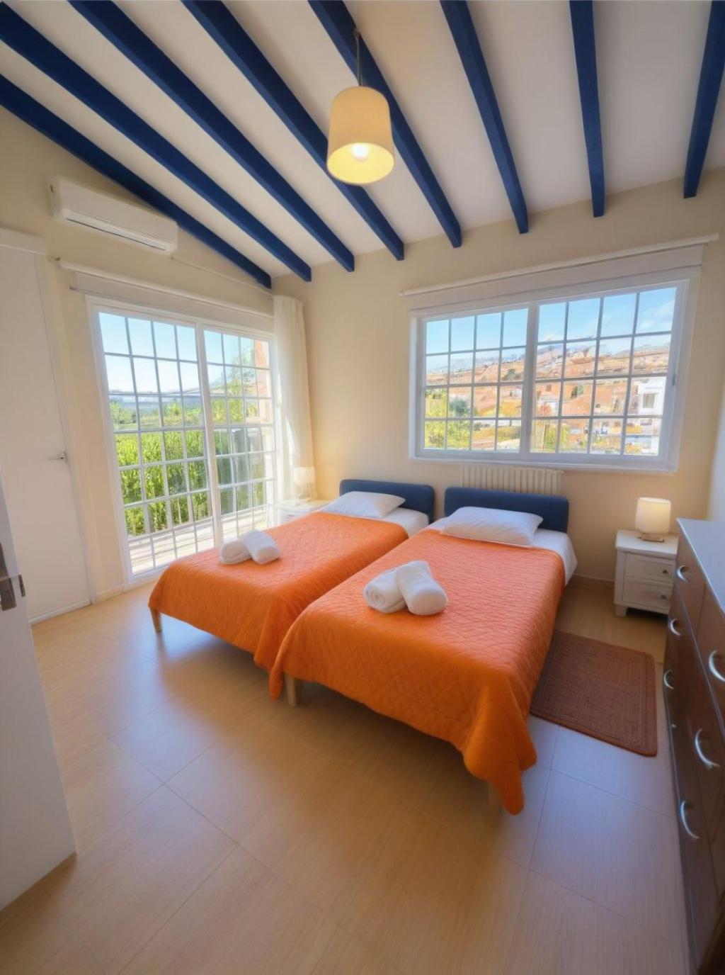 Three Bedroom With Fireplace And Piano Paphos