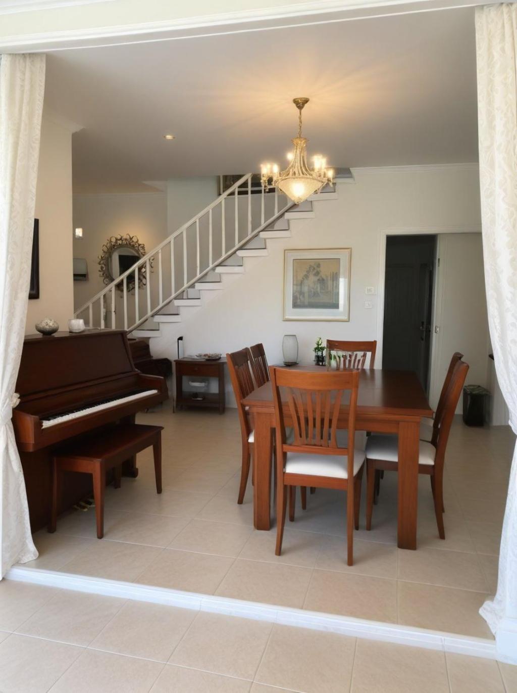 Three Bedroom With Fireplace And Piano