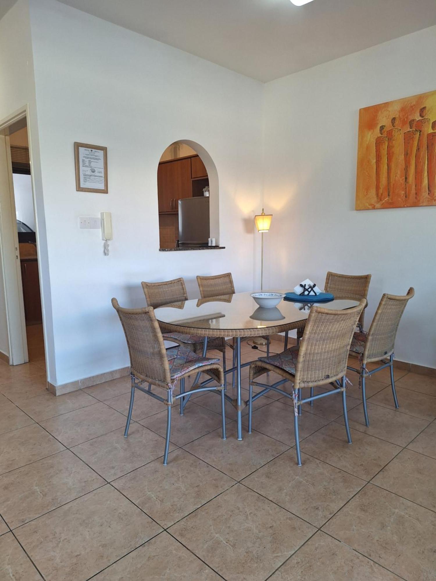Apartment Pool Side 2 Bedroom Queens Gardens Complex Paphos