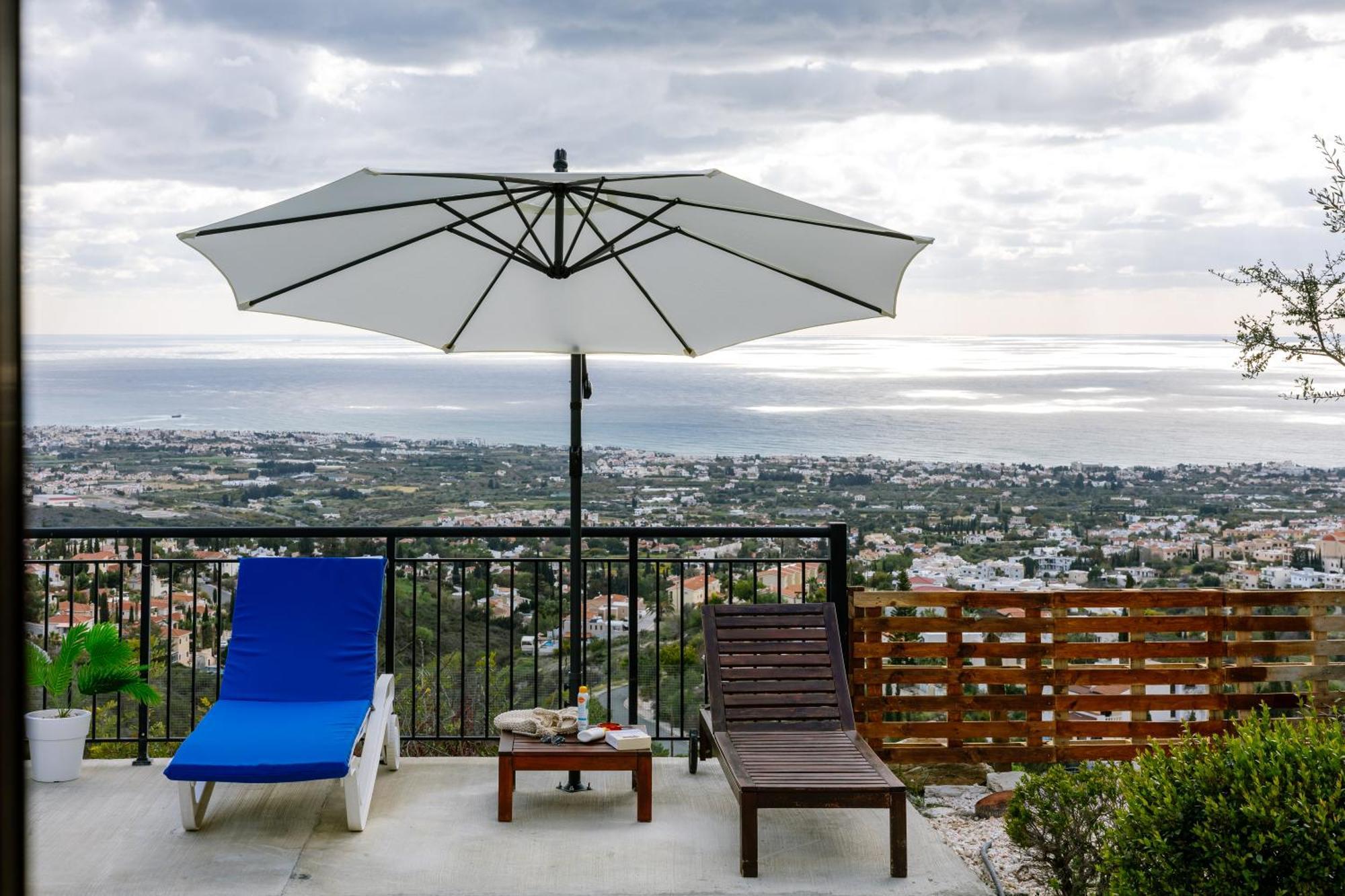 Dream Villa In Tala With Private Pool, Sea & Mountain Views & Garden Retreat