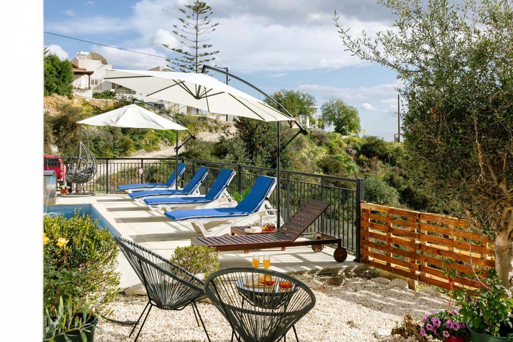 Dream Villa In Tala With Private Pool, Sea & Mountain Views & Garden Retreat Holiday home