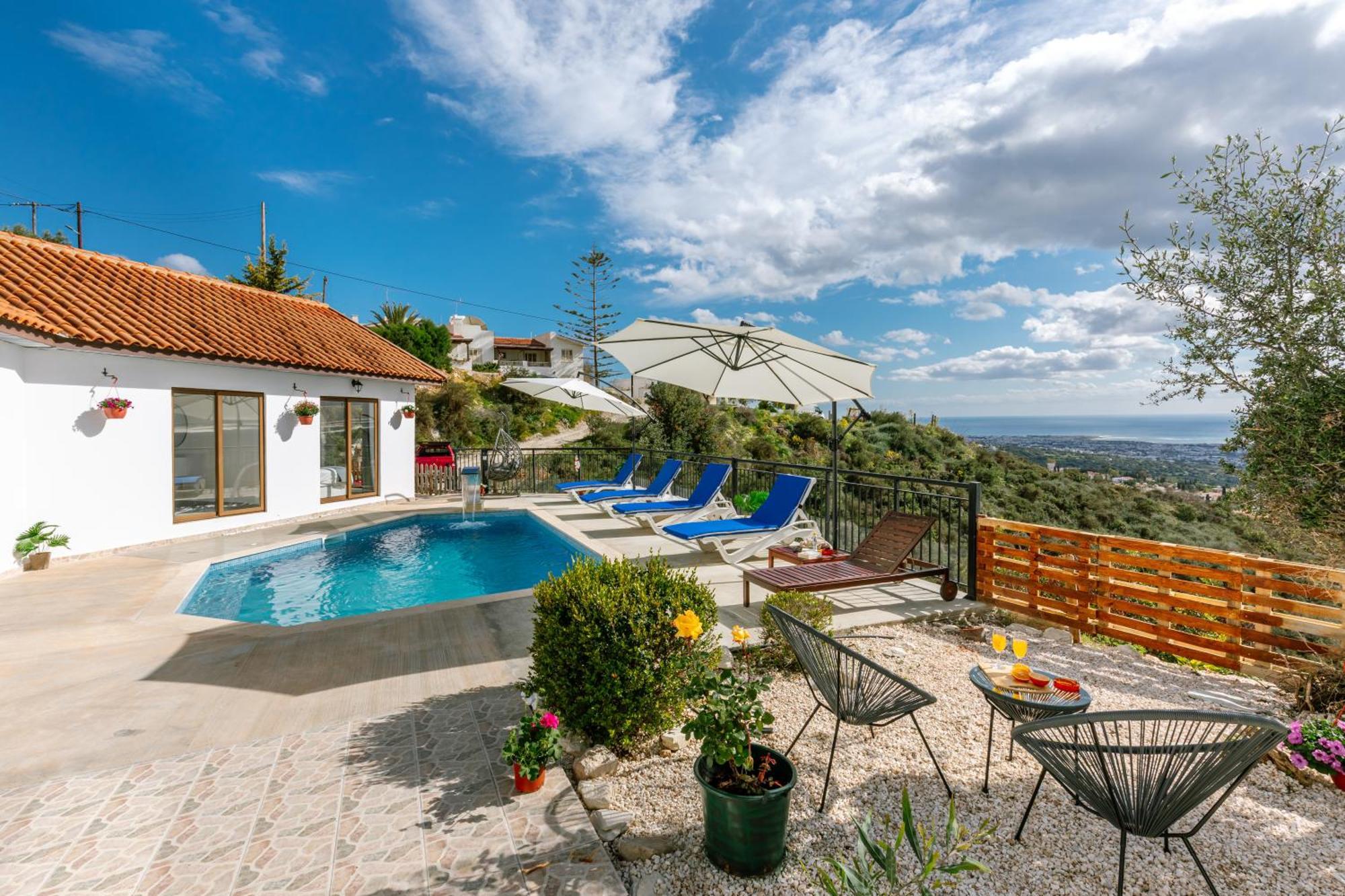Holiday home Dream Villa In Tala With Private Pool, Sea & Mountain Views & Garden Retreat Paphos