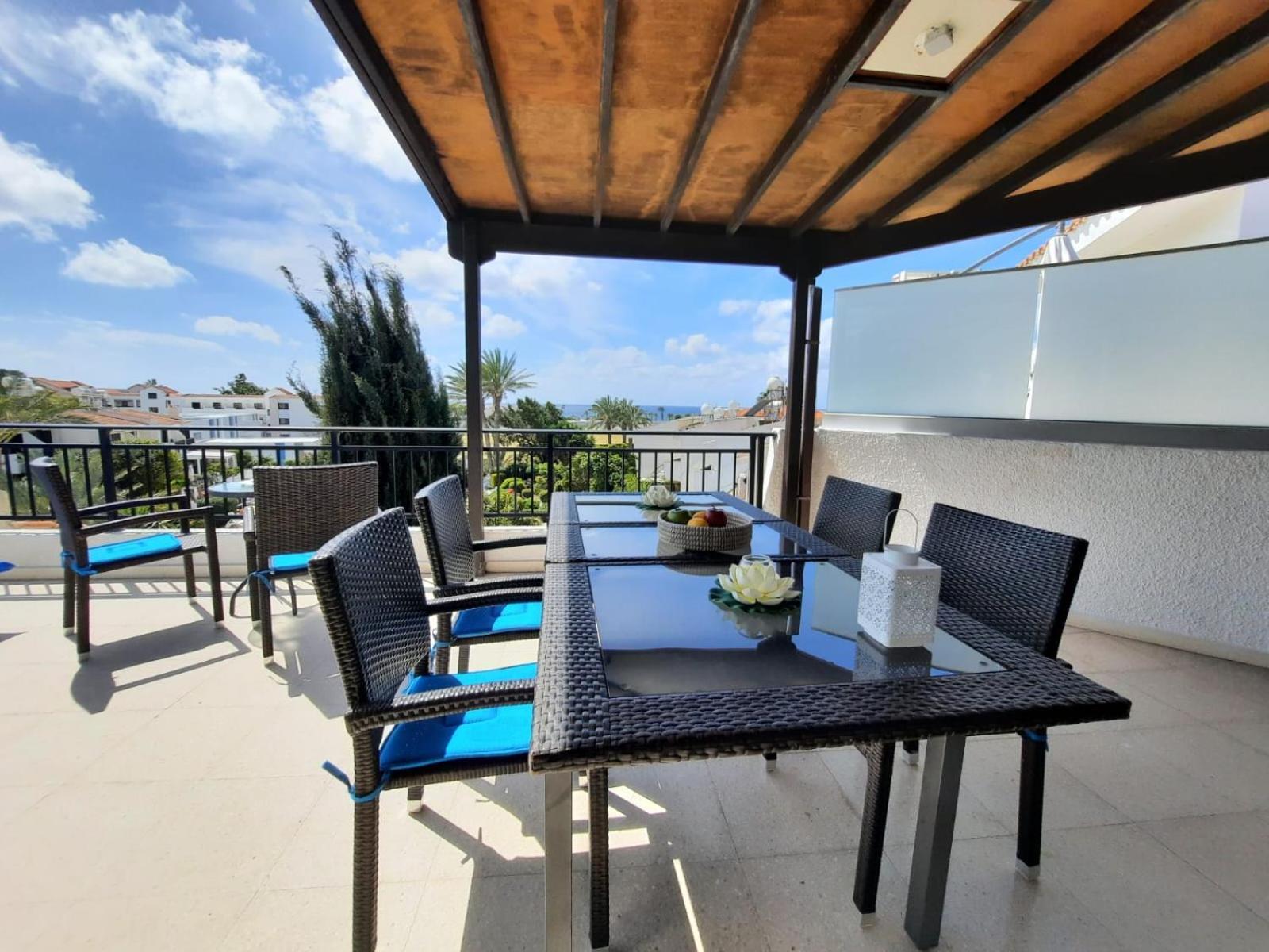 Kato Sea View With Pool Apartment Paphos