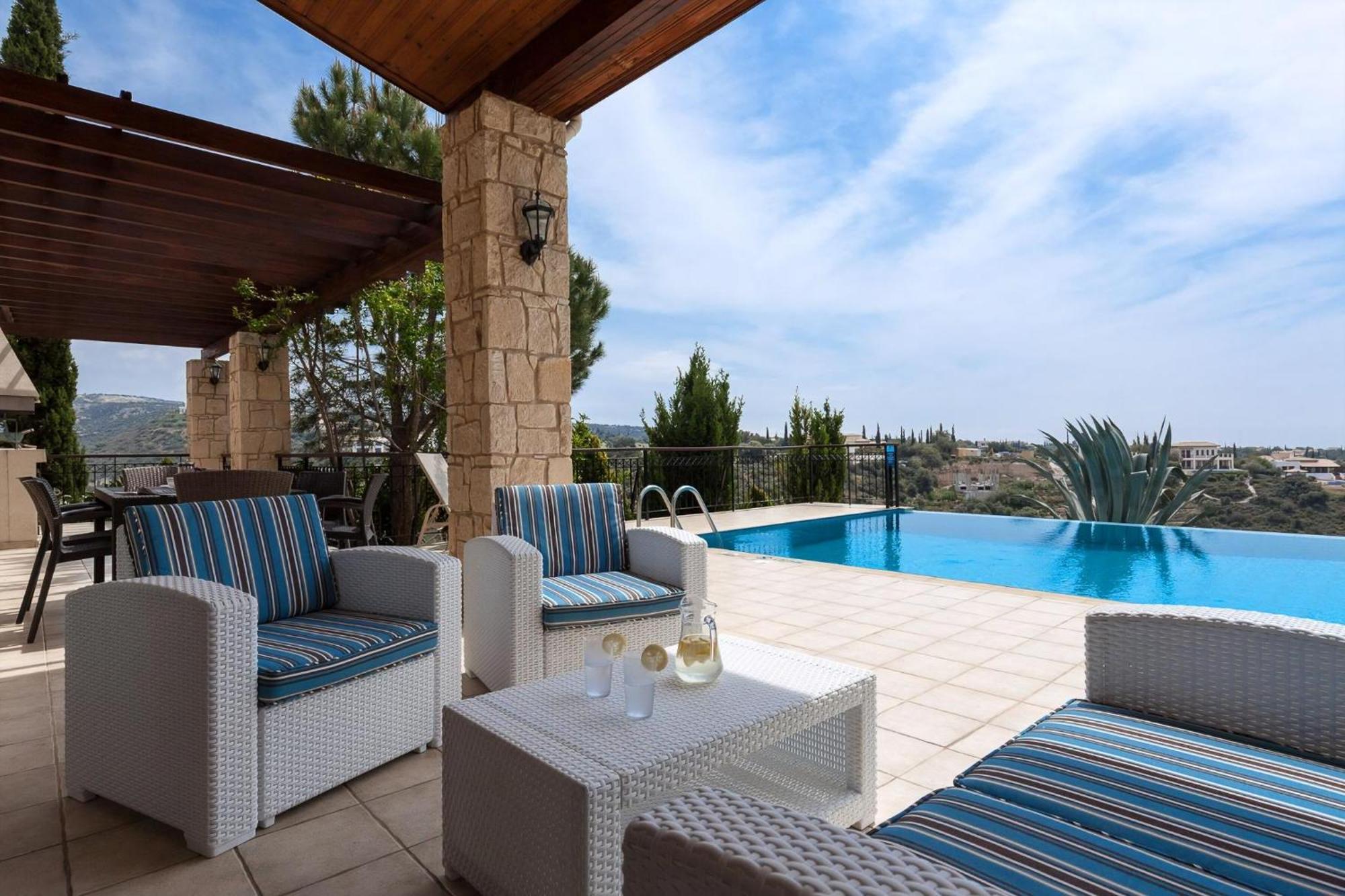 Villa Aphrodite Hills Superior Superior 0095 Air Conditioning 3 Bedrooms