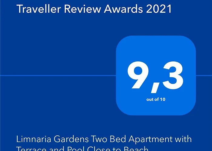 Limnaria Gardens Two Bed Apartment With Terrace And Pool Close To Beach
