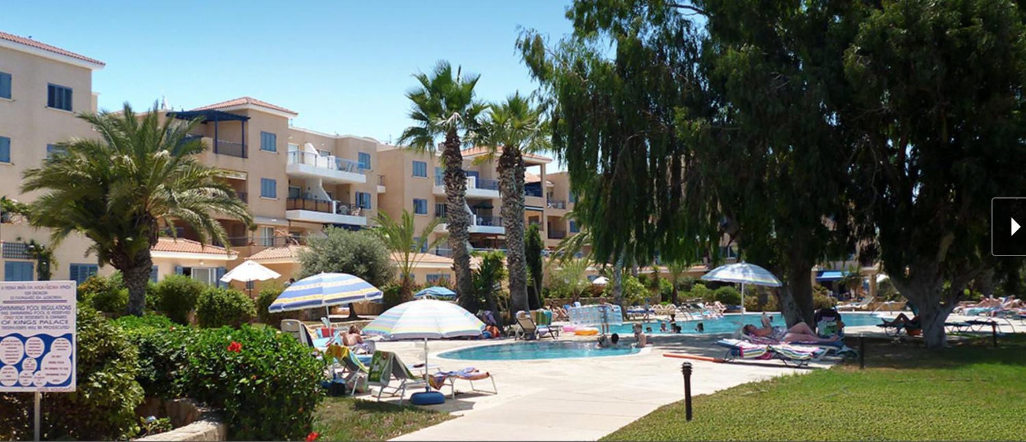 Apartment King's Palace - Spacious 2 Bed, 2 Bath With Sea And Pool Views Paphos