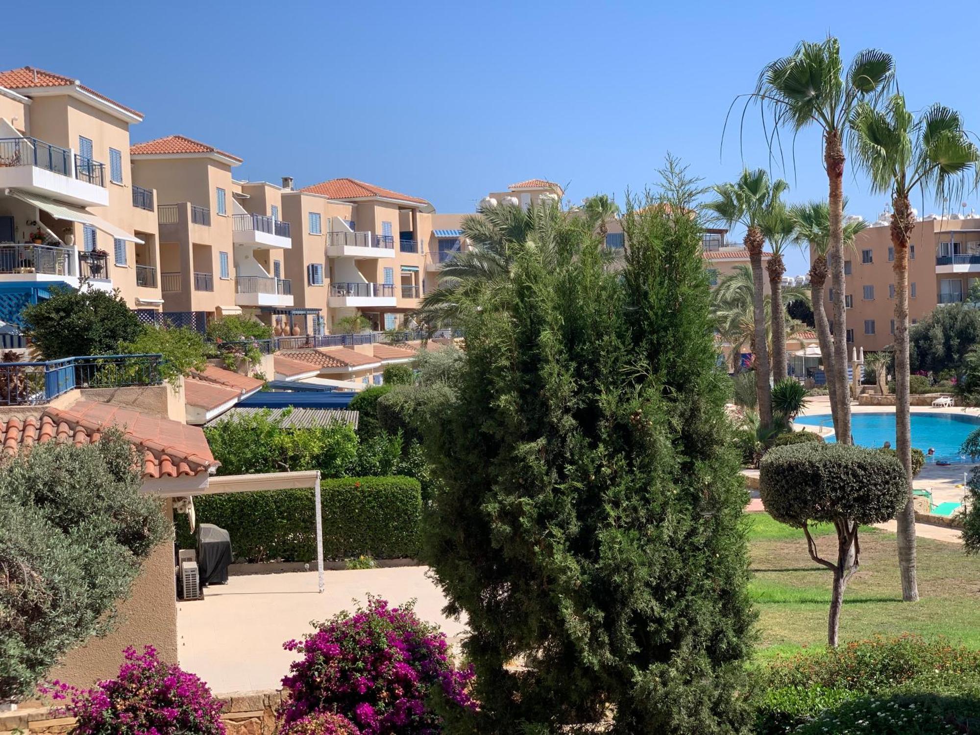 King's Palace - Spacious 2 Bed, 2 Bath With Sea And Pool Views Apartment Paphos