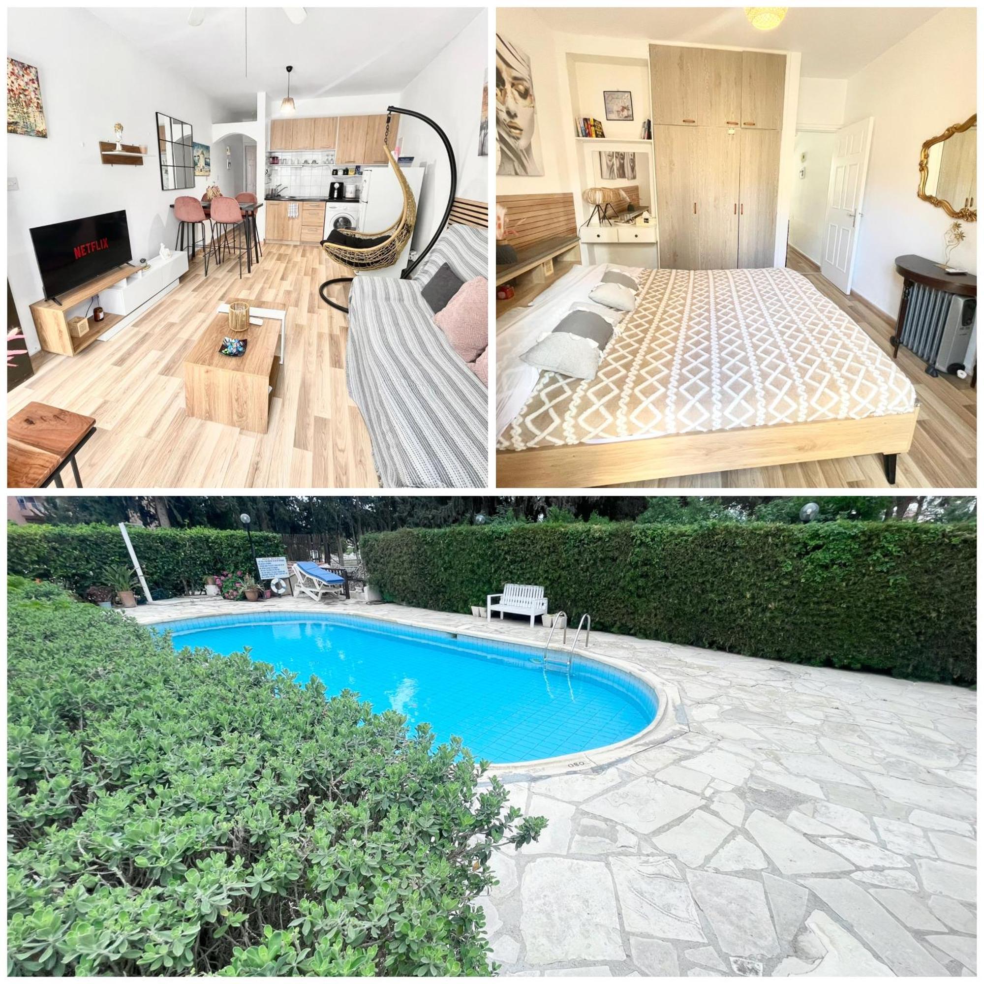 Ibiscus Garden With Pool, Kato Apartment Paphos